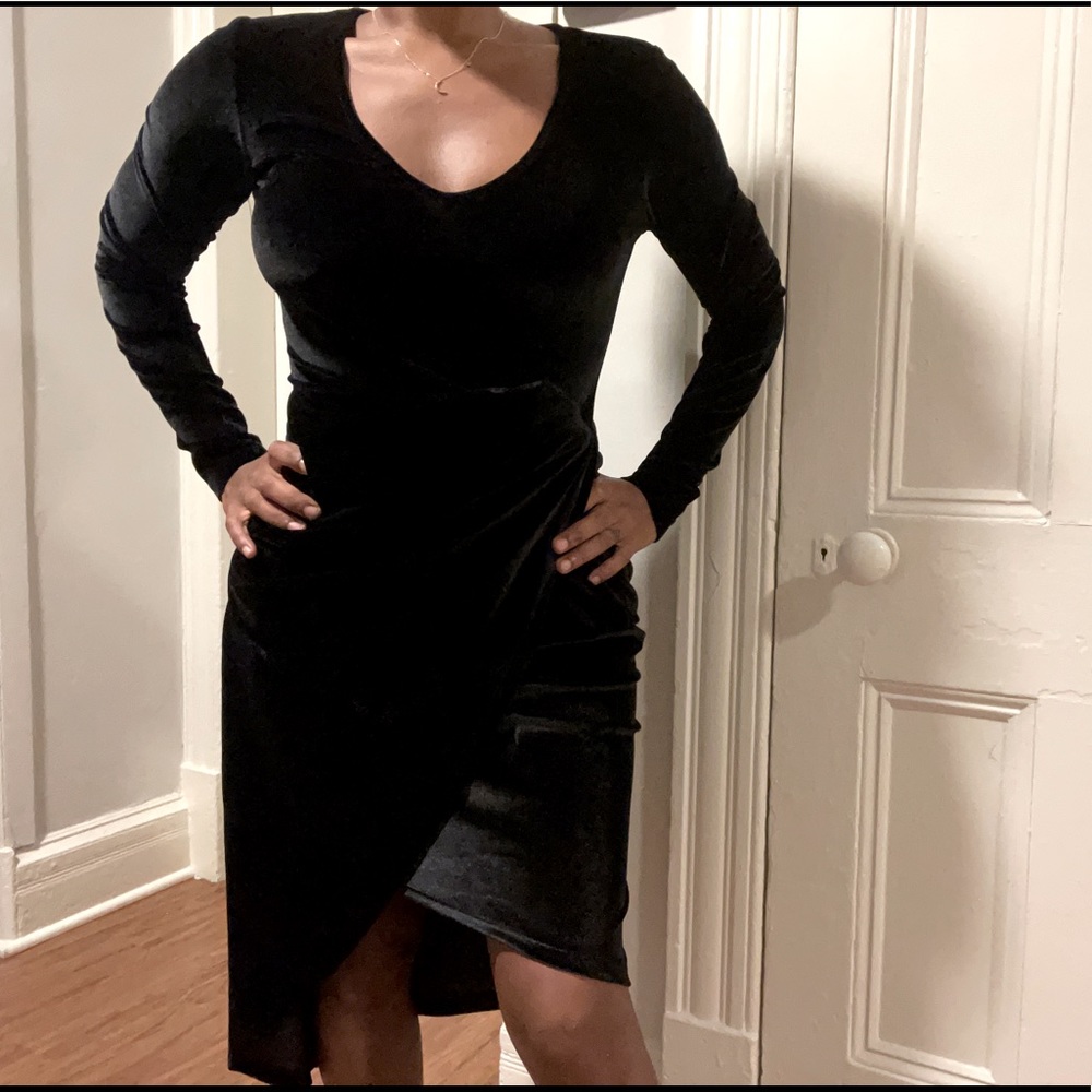Black Velvet Dress